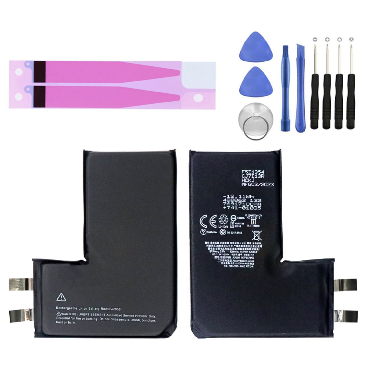 KIQ 3.86V 4323 mAh Li-Ion Replacement Battery Core Compatible with