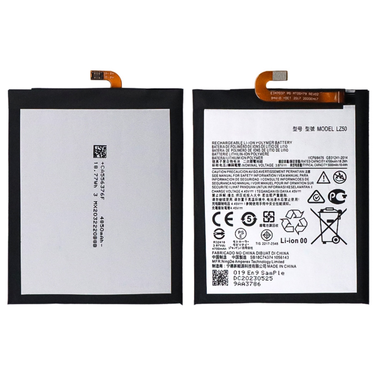 Batería NC50 Para Moto G32 / G41 De 5000mAh