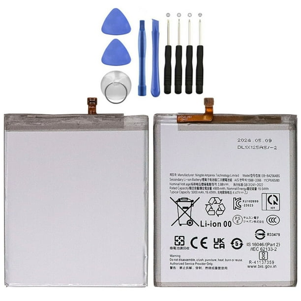 KIQ 3.88V 4905mAh Li-Ion Replacement Battery Compatible with Samsung Galaxy A25 5G(EB-BA256ABS)