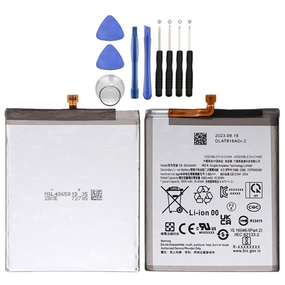 KIQ 3.88V 4905mAh Li-Ion Replacement Battery Compatible with Samsung Galaxy A54 5G(EB-BA546ABY)(With Repair Tool Set)