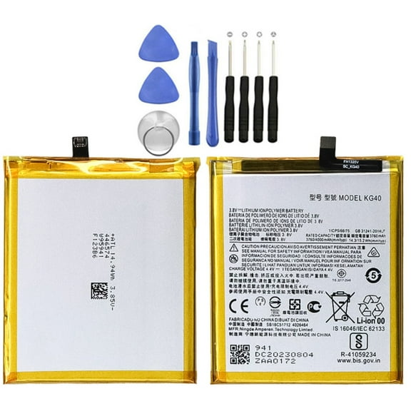 KIQ 3.8V 3760mAh Li-Ion Replacement Battery Compatible with Moto G Fast (2020) XT2045 (KG40)