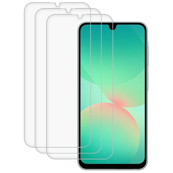 KIQ 3 Pack CLEAR Flexible Hydrogel Film FULL Edge to Edge Cover Screen Protector w/ Fingerprint Unlock Function Compatible with Samsung Galaxy A26 5G