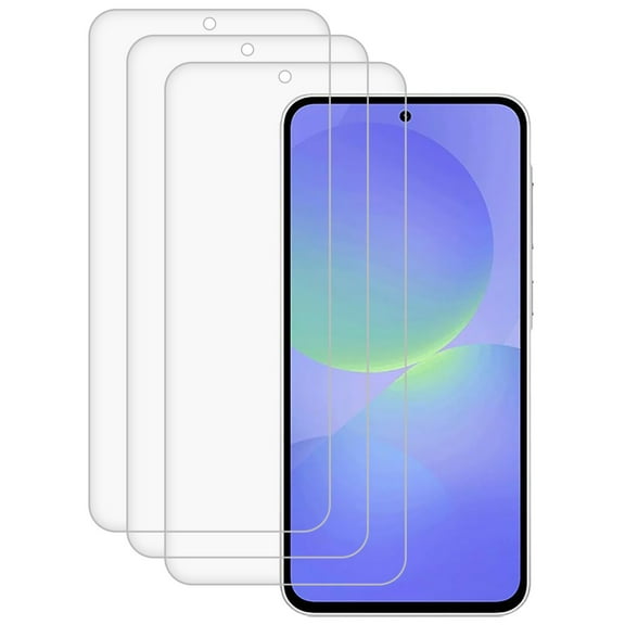 KIQ 3 Pack CLEAR Flexible Hydrogel Film FULL Edge to Edge Cover Screen Protector w/ Fingerprint Unlock Function Compatible with Samsung Galaxy A36 5G