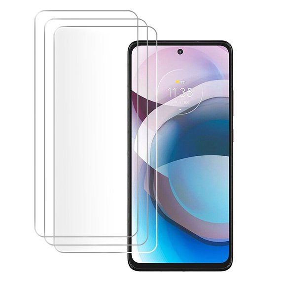 KIQ 3 Pack Regular Tempered Glass Screen Protector for Motorola One 5G Ace/One 5G UW Ace/G 5G (2020)