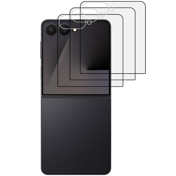 KIQ 3 Pack Regular Tempered Glass Screen Protector for Samsung Galaxy Z Flip 7