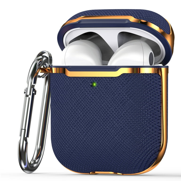KIQ Armor AirPods Case Cover Hard Protective Cover w/ Keychain for