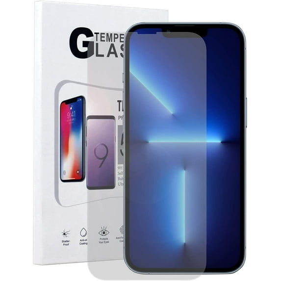 KIQ Compatible With iPhone 13 Screen Protector/ iPhone 13 Pro Glass Screen Protector Tempered 6.1 Inch. Tempered Glass Protector for iPhone 14 Screen Protector