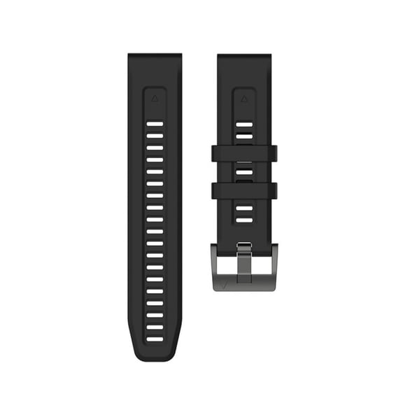 KIQ Durable and Water Resistant Silicone Replacement Watch Strap Band Compatible With Garmin Epix Pro Gen 2(47mm)(Black)