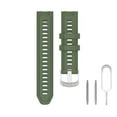 thumbnail image 1 of KIQ Durable and Water Resistant Silicone Replacement Watch Strap Band Compatible With Garmin Instinct 2S(Army Green), 1 of 4