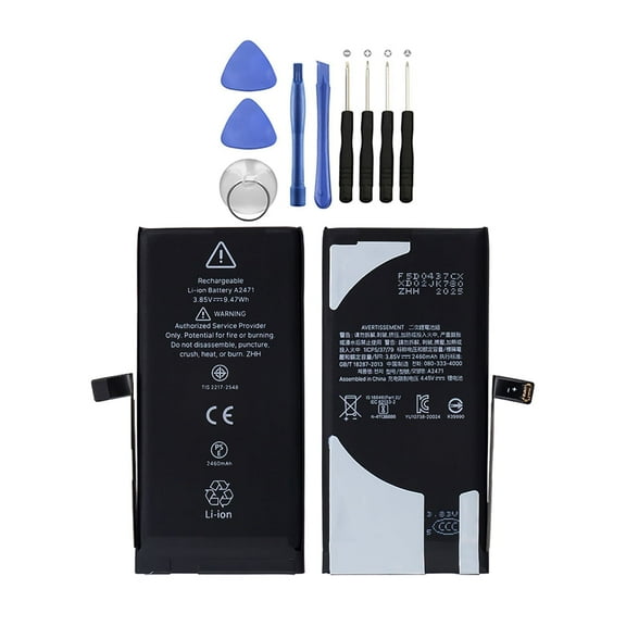 KIQ For Apple iPhone 12 Mini Replacement Battery(Extended Capacity), 3.85V 2460mAh Li-lon