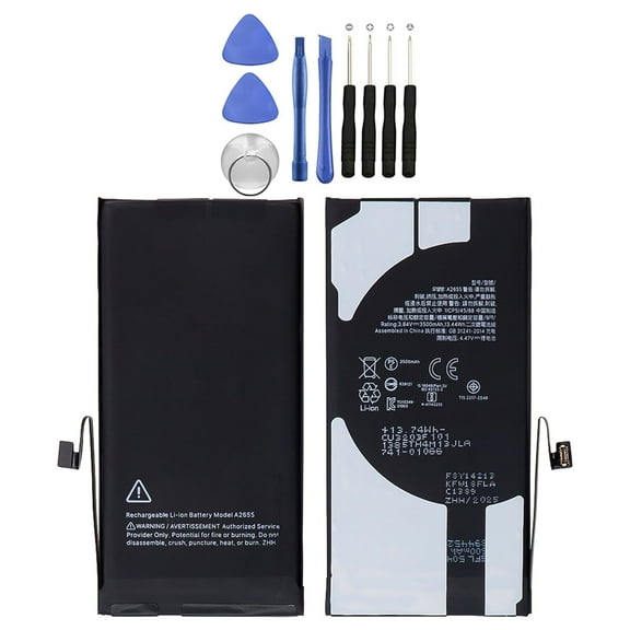 KIQ For Apple iPhone 13 Replacement Battery(Extended Capacity), 3.84V 3500mAh Li-lon