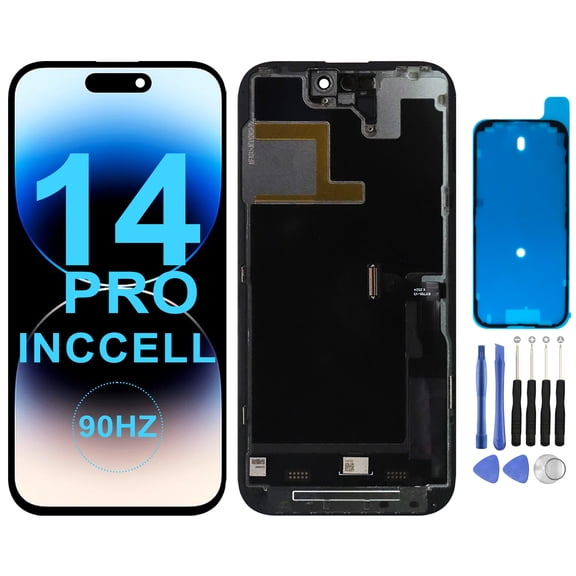 KIQ For Apple iPhone 14 Pro LCD Screen Full Assembly with Digitizer Replacement(Incell 90HZ)(With Repair Tool Set)
