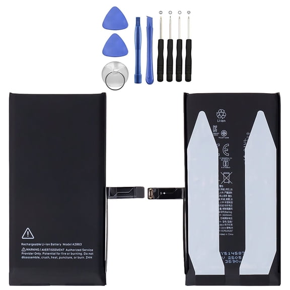 KIQ For Apple iPhone 14 Replacement Battery(Extended Capacity), 3.84V 3820mAh Li-lon(With Repair Tool Set)