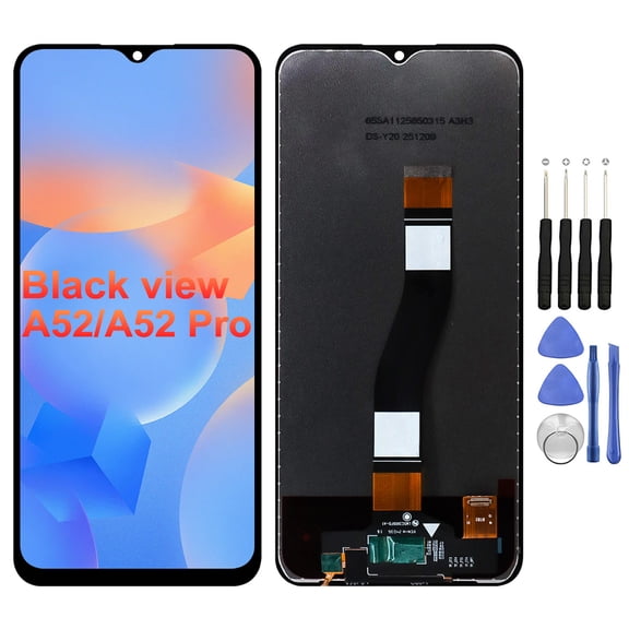 KIQ For Blackview A52/A52 Pro LCD Screen Full Assembly with Digitizer Replacement(Without Frame)(With Repair Tool Set)