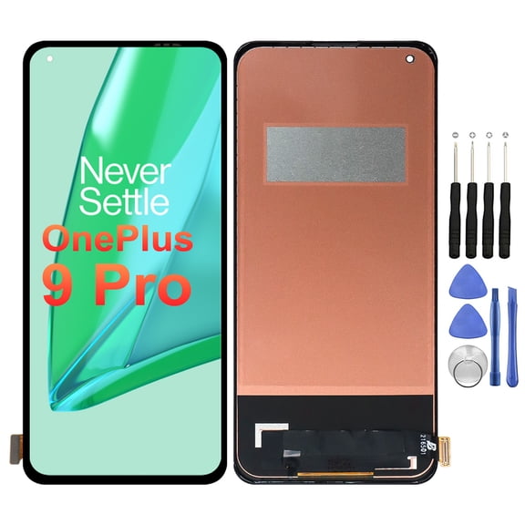 KIQ For OnePlus 9 Pro Replacement LCD Screen Full Assembly with Digitizer(Without Frame) (With Repair Tool Set)