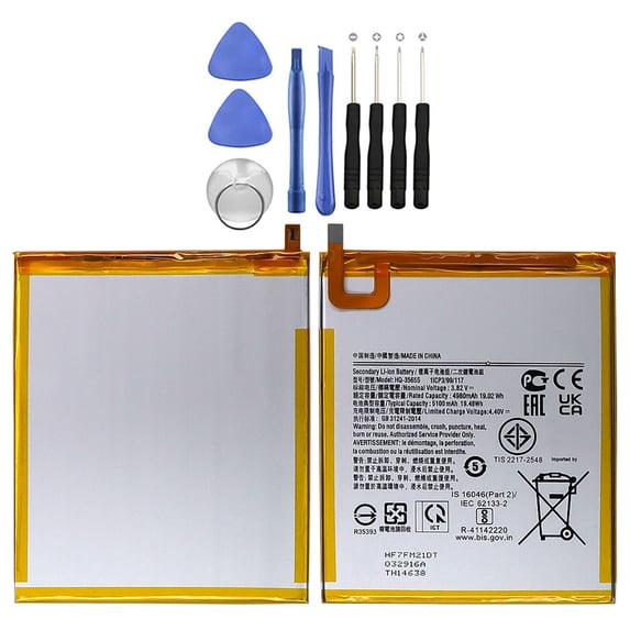 KIQ For Samsung Galaxy Tab A7 Lite Li-Ion Replacement Battery 3.82V4980mAh