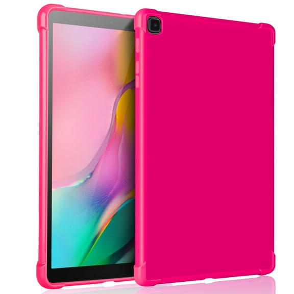 KIQ Galaxy Tab A 8.0 Case 2019, TPU Skin Case Cover Ultra Thin And Lightweight Protection With Camera & Charging Port Cut-Outs for Samsung Galaxy Tab A 8.0 2019 Tablet T290/T295 [Hot Pink]