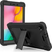KIQ Galaxy Tab A 8.0 Case Tablet Case for Kids 8.0 inch 2019 for Samsung Galaxy Tab A T290 T295 T297 [Black/Black]