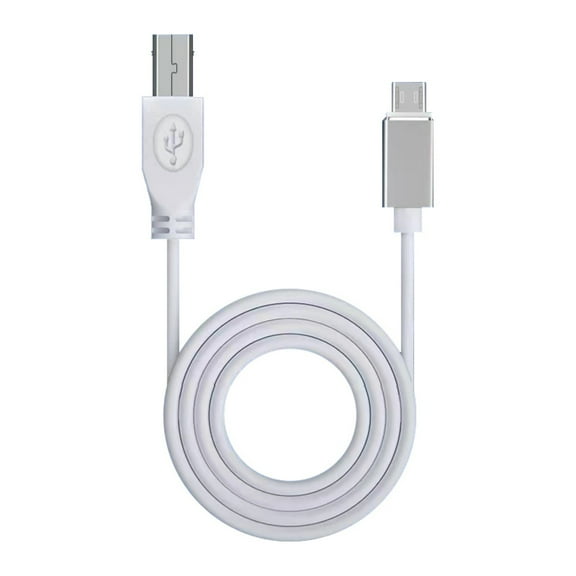 KIQ Micro USB Male to USB B 2.0 Cable(3.4ft)(White)