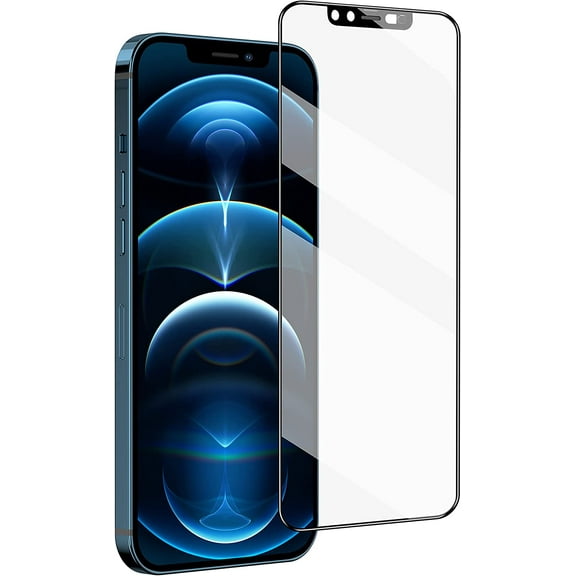 KIQ Premium Front Camera Anti-Hacker Screen Protector for Apple 12 Mini, HD Scratch Resistant Bubble Free Tempered Glass [1 Pack]