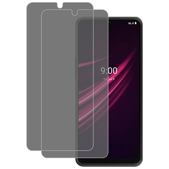 KIQ 2 Pack Privacy Tempered Glass Screen Protector for T-Mobile Revvl V+
