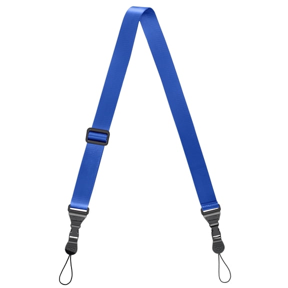 KIQ Quick Detach Nylon Shoulder Strap Replacement for iPad Samsung Tablet Nikon Canon Camera - Blue