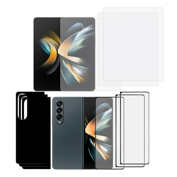 KIQ Regular Tempered Glass for Samsung Galaxy Z Fold 4 (3 piece set)