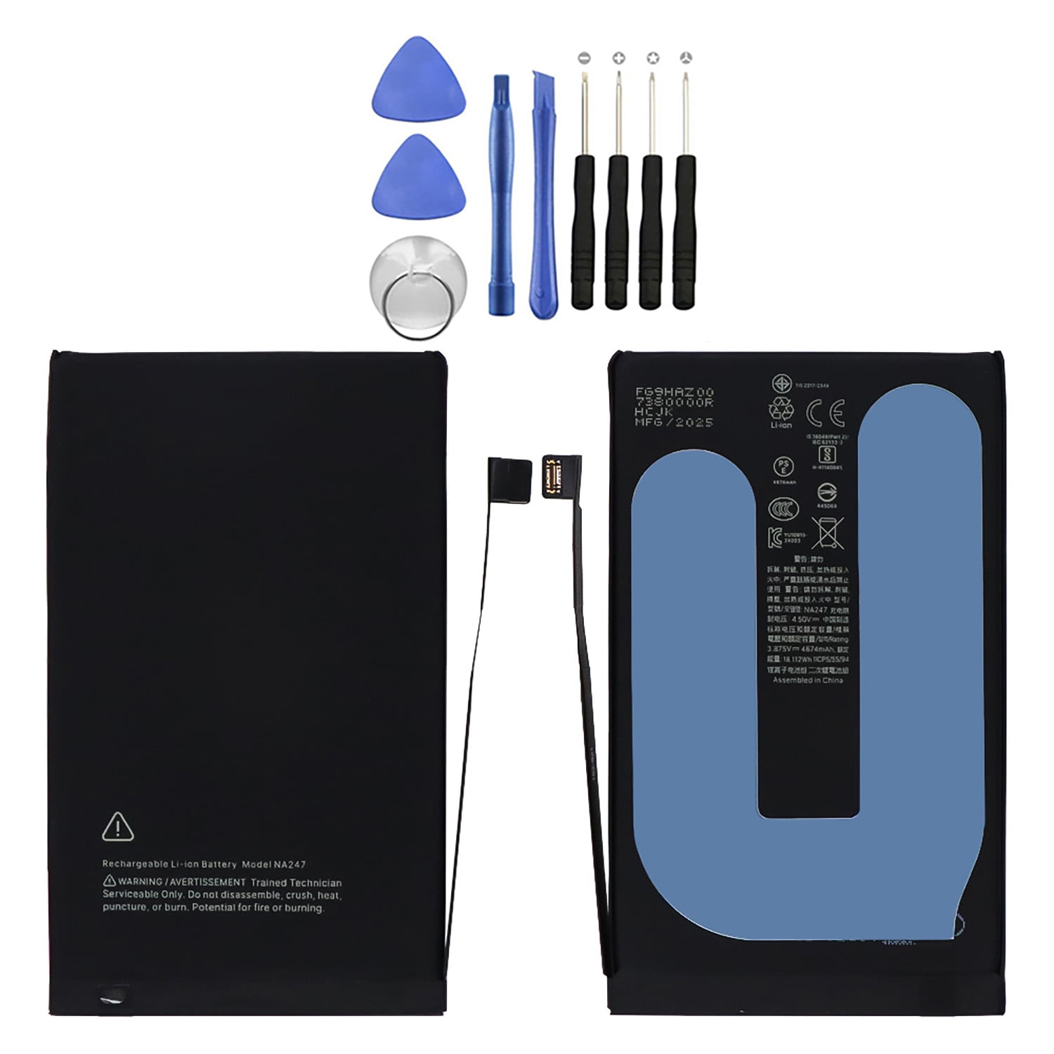 KIQ Replacement Battery For Apple iPhone 16 Plus(3.87V 4674mAh Li