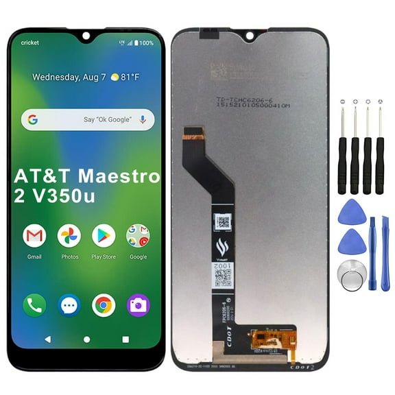 KIQ Replacement LCD Screen Full Assembly with Digitizer Compatible with AT&T Maestro 2 V350u