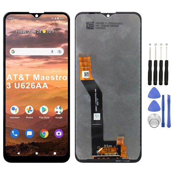 KIQ Replacement LCD Screen Full Assembly with Digitizer Compatible with AT&T Maestro 3 U626AA