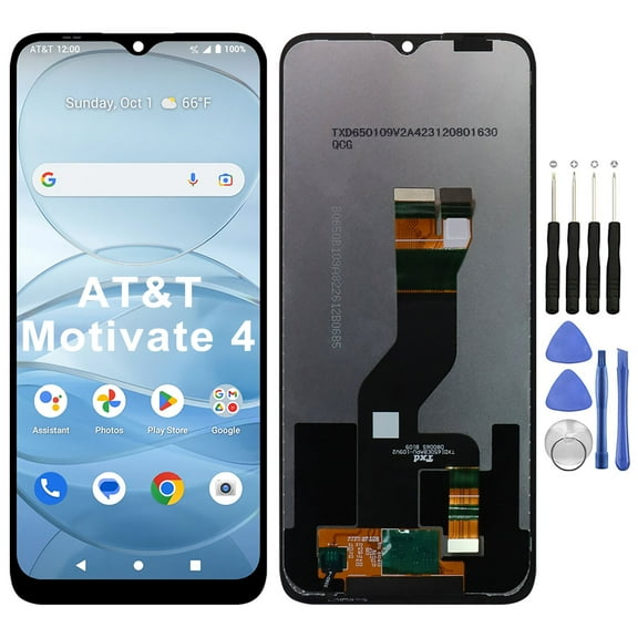 KIQ Replacement LCD Screen Full Assembly with Digitizer Compatible with AT&T Motivate 4(Without Frame)