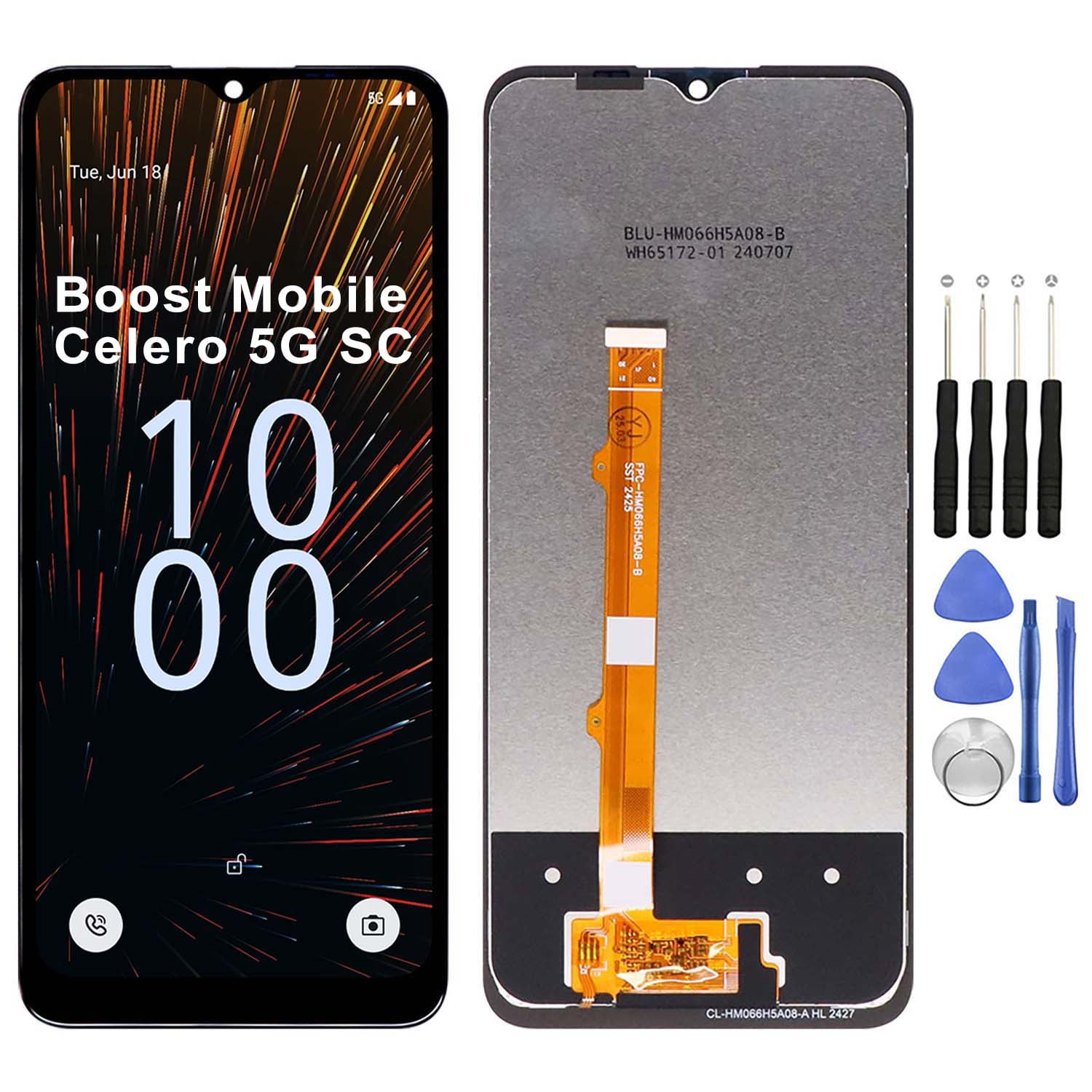 KIQ Replacement LCD Screen Full Assembly with Digitizer Compatible with ...