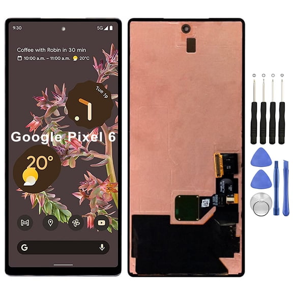 KIQ Replacement LCD Screen Full Assembly with Digitizer Compatible with Google Pixel 6(Without Frame)