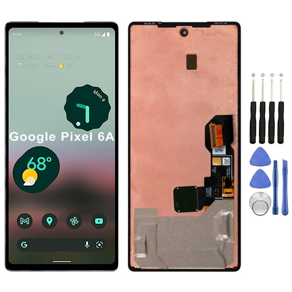KIQ Replacement LCD Screen Full Assembly with Digitizer Compatible with Google Pixel 6A(Without Frame)