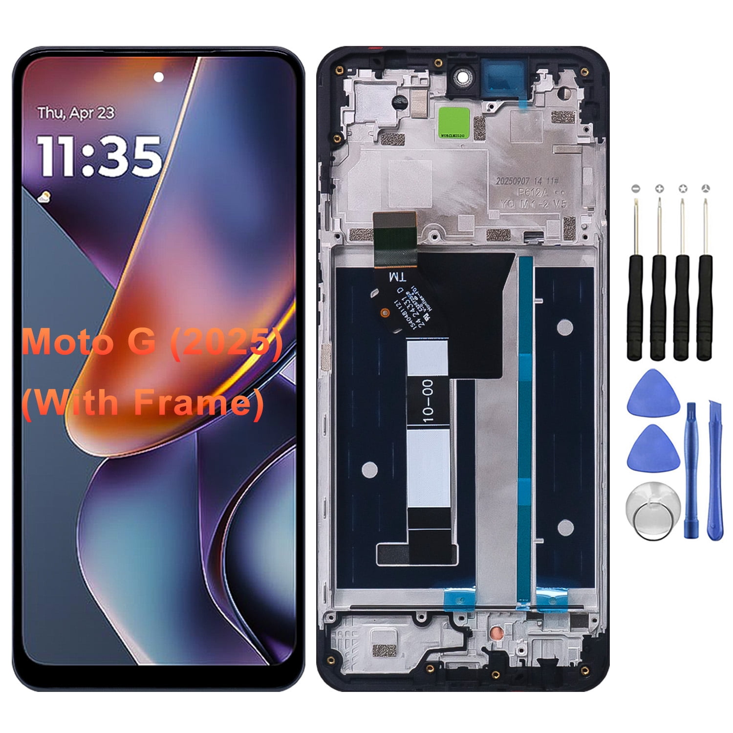 KIQ Replacement LCD Screen Full Assembly with Digitizer Compatible with ...