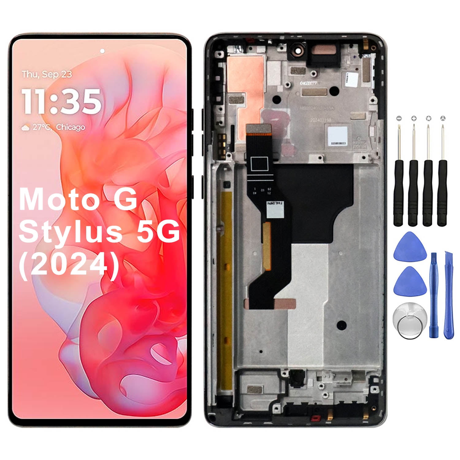 KIQ Replacement LCD Screen Full Assembly with Digitizer Compatible