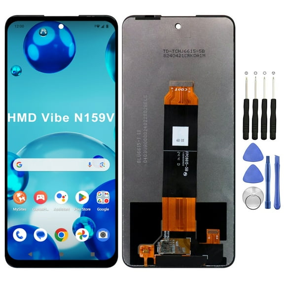 KIQ Replacement LCD Screen Full Assembly with Digitizer Compatible with Nokia HMD Vibe N159V