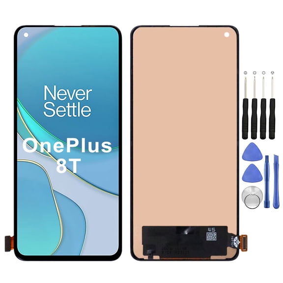 KIQ Replacement LCD Screen Full Assembly with Digitizer Compatible with OnePlus 8T/OnePlus 9R(KB 2000/2001/2003/2005)