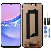 KIQ Replacement LCD Screen Full Assembly with Digitizer Compatible with Samsung Galaxy A15 Without Frameincell