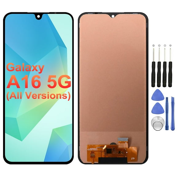 KIQ Replacement LCD Screen Full Assembly with Digitizer Compatible with Samsung Galaxy A16 5G(Without Frame)
