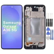 KIQ Replacement LCD Screen Full Assembly with Digitizer Compatible with Samsung Galaxy A36 5GWith Frame