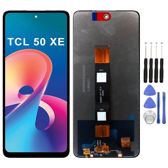 KIQ Replacement LCD Screen Full Assembly with Digitizer Compatible with TCL 50XE(Without Frame)