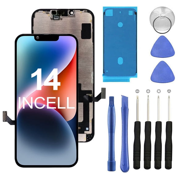 KIQ Replacement LCD Screen Full Assembly with Digitizer Compatible with iPhone 14(incell)