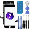 thumbnail image 1 of KIQ Replacement LCD Screen Full Assembly with Digitizer Compatible with iPhone 7(Standard)(Black), 1 of 5