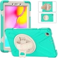 thumbnail image 1 of KIQ Samsung Galaxy Tab A 8.0 Case 2019 Model T290/T295, Heavy Duty Military Shockproof Case for Samsung Galaxy Tab A 8.0 SM-T290 SM-T295 SM-T297 - Mint Green, 1 of 8