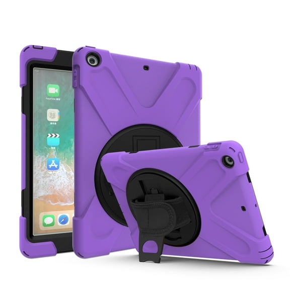 KIQ Shield Series for Apple iPad 6th Generation Cases iPad 5th Generation Case 9.7 Inch Shockproof Drop Protection Cover W/Kickstand A1893 / A1954 iPad Case 6th Generation - Purple