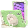 thumbnail image 1 of KIQ Shield Series Rugged Case for IPad Mini 6 Case/iPad Mini Case 6th Generation 2021 8.3 Inch Cover - Green Matcha, 1 of 9