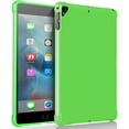 thumbnail image 1 of KIQ TPU Slim Case For iPad 6th Generation Case 2018 / iPad 5th Generation Case 2017 / iPad Air 2 / iPad Air 1 (9.7 Inch) Slim Low-Profile Transparent 9.7 iPad Case Cover - Green, 1 of 9