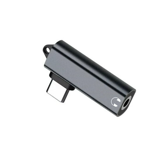 KIQ USB C Male to 3.5mm Aux Adapter(7-shaped)