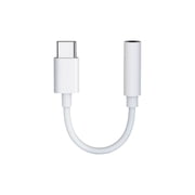KIQ USB C Male to 3.5mm Female Cable 0.4ftWhite